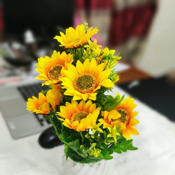 Artificial small Sunflower